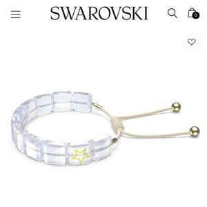 New in box Swarovski Letra Star Bracelet